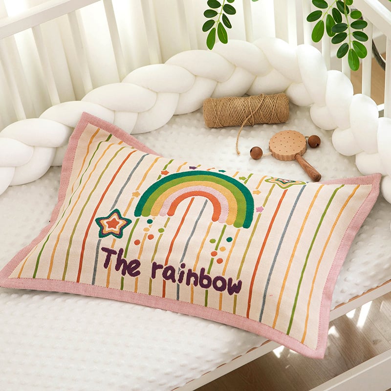 Vaikų pagalvės užvalkalas, 100% medvilnė, sugeria prakaitą ir kvėpuoja, animacinis raštas, Korėjos stilius, žakardo audinys