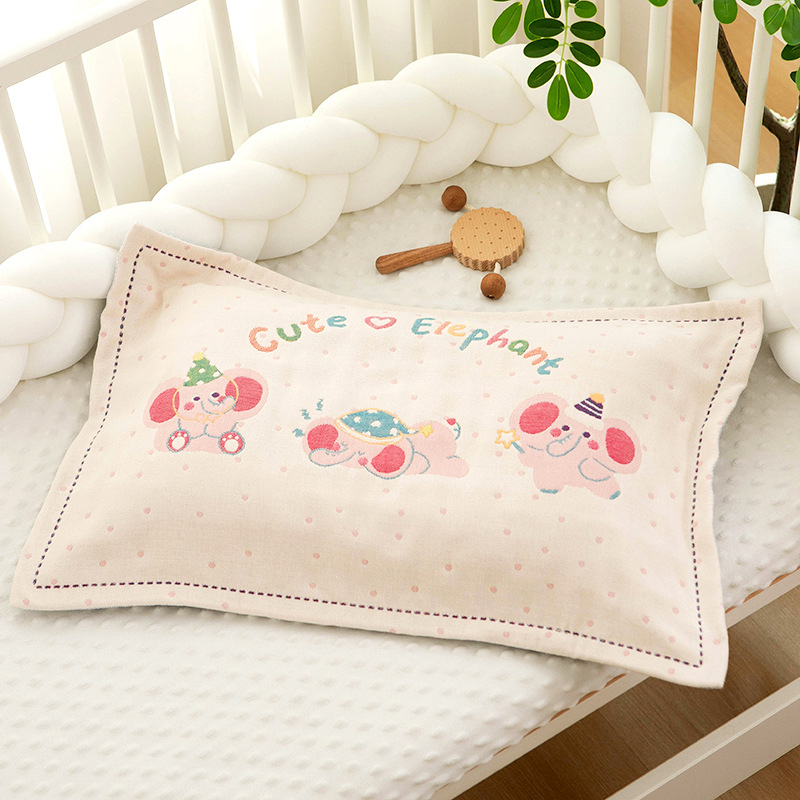 Vaikų pagalvės užvalkalas, 100% medvilnė, sugeria prakaitą ir kvėpuoja, animacinis raštas, Korėjos stilius, žakardo audinys