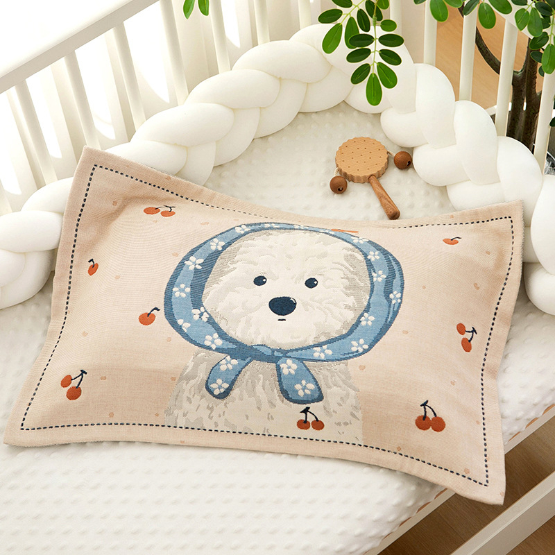 Vaikų pagalvės užvalkalas, 100% medvilnė, sugeria prakaitą ir kvėpuoja, animacinis raštas, Korėjos stilius, žakardo audinys