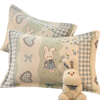 Velveto pagalvių užvalkalų komplektas, 2 vnt., 100% poliesteris, spauda, reaktyvus dažymas