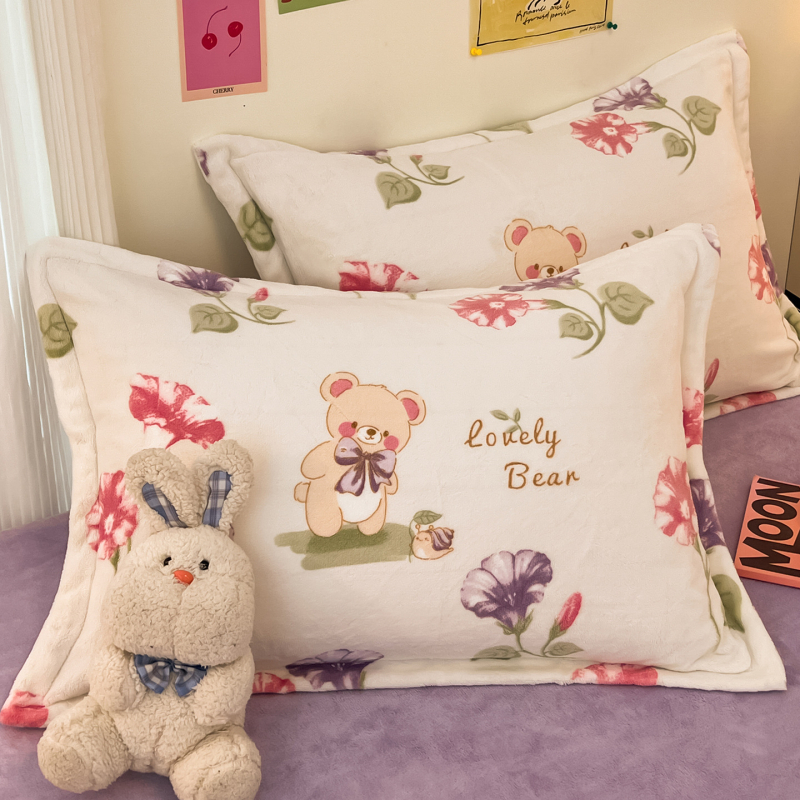 Velveto pagalvių užvalkalų komplektas, 2 vnt., 100% poliesteris, spauda, reaktyvus dažymas