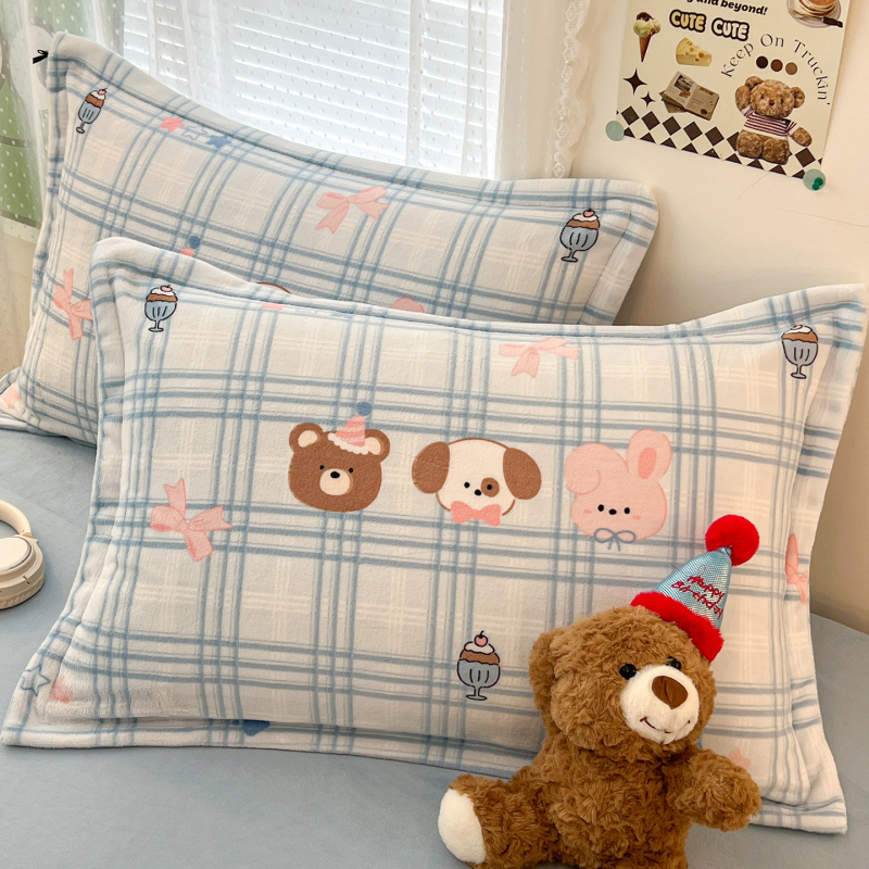 Velveto pagalvių užvalkalų komplektas, 2 vnt., 100% poliesteris, spauda, reaktyvus dažymas