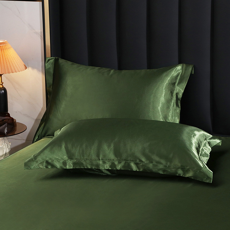 Mulberry šilko dvipusė pagalvės užvalkalas, satino audinys, Ice Silk vasaros komfortas, plaukų priežiūra