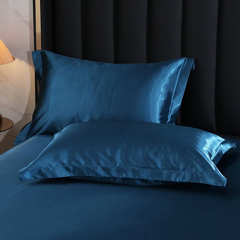 Mulberry šilko dvipusė pagalvės užvalkalas, satino audinys, Ice Silk vasaros komfortas, plaukų priežiūra