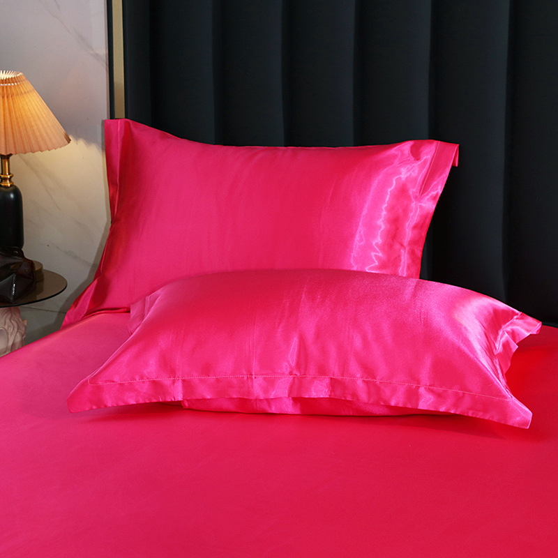 Mulberry šilko dvipusė pagalvės užvalkalas, satino audinys, Ice Silk vasaros komfortas, plaukų priežiūra