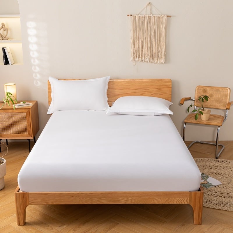 Elastinė lovos pakloda, 100% medvilnė, Twill audinys, reaktinis dažymas, audinio tankis 133x72, svoris 500–800 g