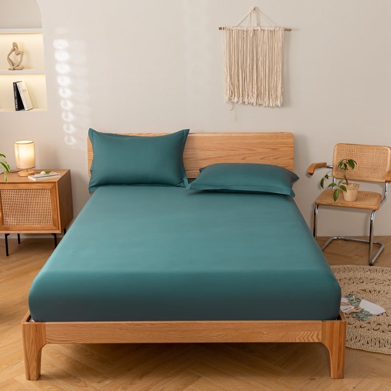 Elastinė lovos pakloda, 100% medvilnė, Twill audinys, reaktinis dažymas, audinio tankis 133x72, svoris 500–800 g