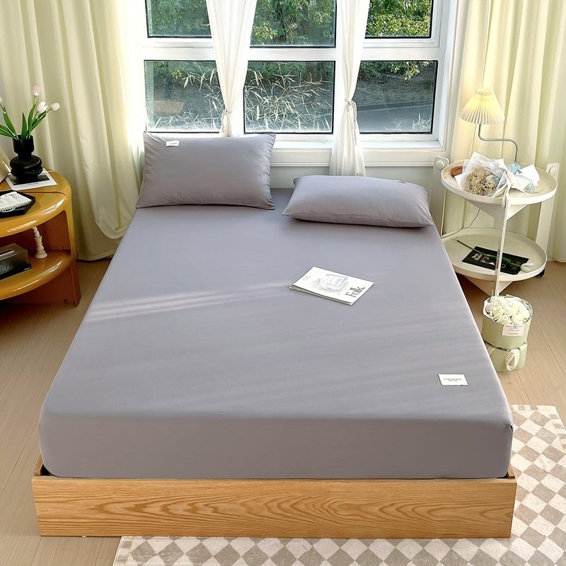 Elastinė lovos pakloda, 100% medvilnė, Twill audinys, reaktinis dažymas, audinio tankis 133x72, svoris 500–800 g