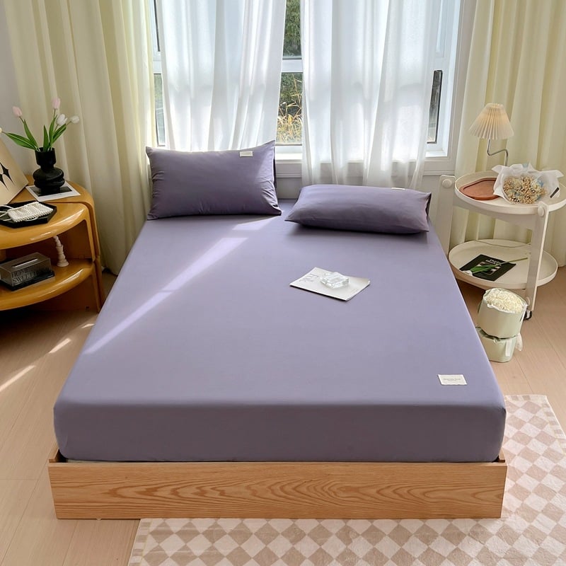 Elastinė lovos pakloda, 100% medvilnė, Twill audinys, reaktinis dažymas, audinio tankis 133x72, svoris 500–800 g