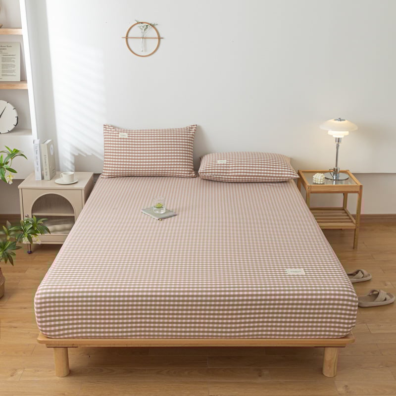 Elastinė lovos pakloda, 100% medvilnė, Twill audinys, reaktinis dažymas, audinio tankis 133x72, svoris 500–800 g