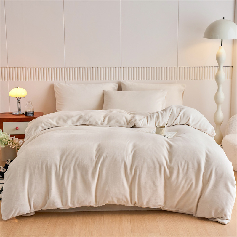 Pieno veliūro keturių dalių antklodės užvalkalų rinkinys, lakštų tipo patalynė, reaktyvinis spaudinimas ir dažymas, vientisas raštas