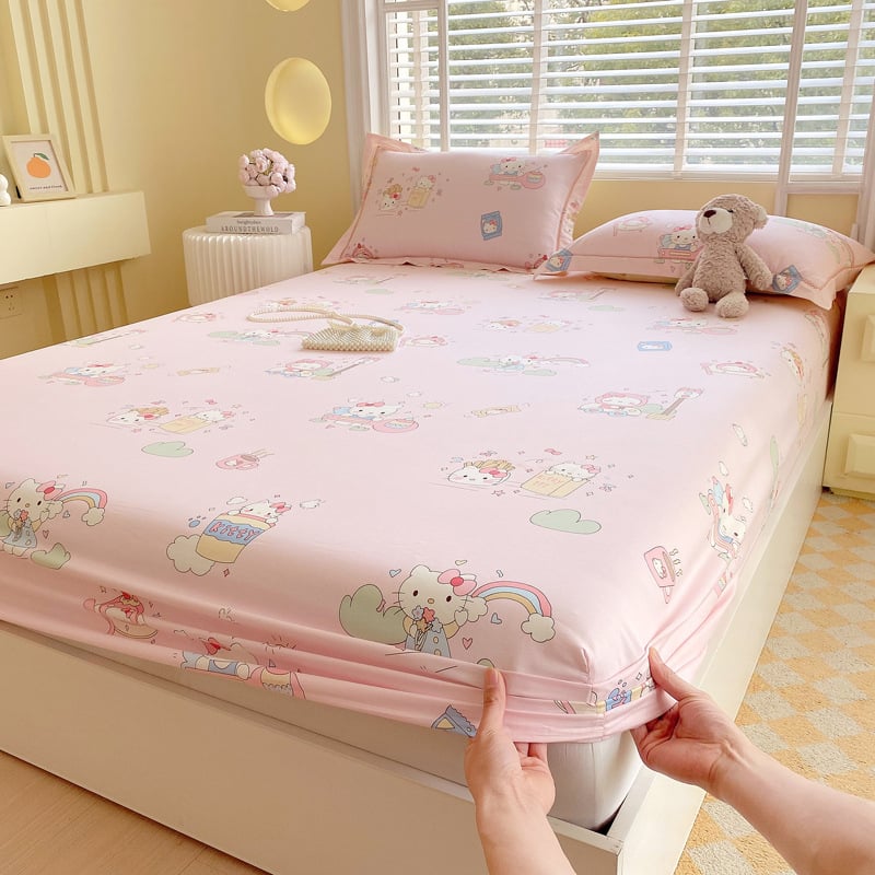 Elastinis patalynės užvalkalas iš 100% medvilnės, geometrinis raštas, reaktinis spausdinimas, GSM 1000–1500, audinio siūlų skaičius 40