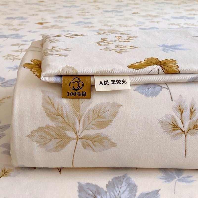 Trys dalių patalynės komplektas iš 100% medvilnės, karikatūrų raštas, reaktyvus dažymas