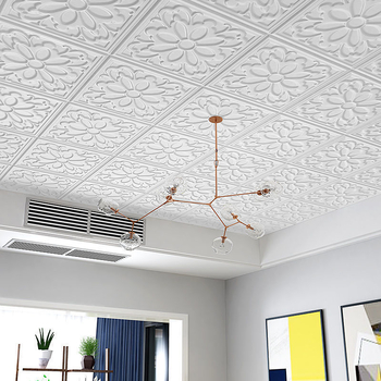 Самозалепващ 3D таванно-стенен стикер за дневна