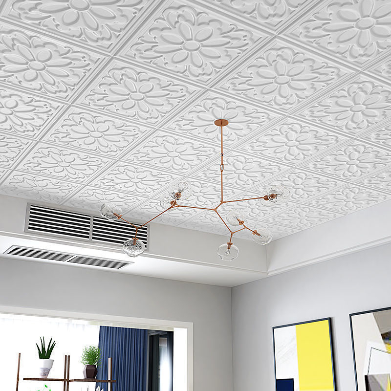 Самозалепващ 3D таванно-стенен стикер за дневна