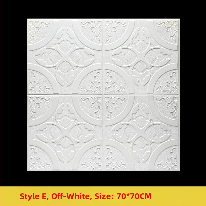 Самозалепващ 3D таванно-стенен стикер за дневна