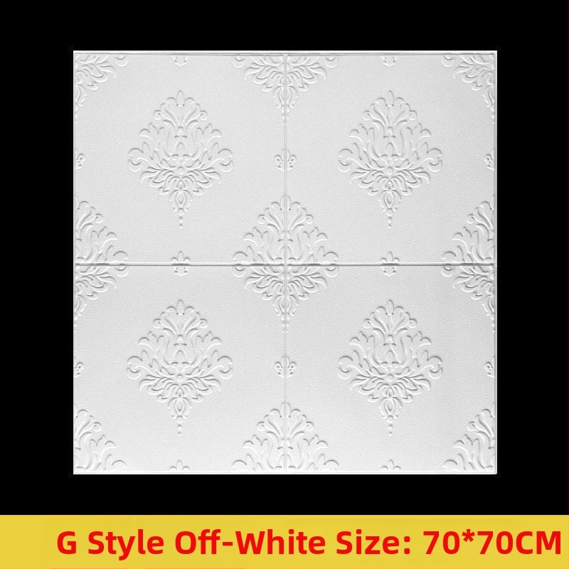 Самозалепващ 3D таванно-стенен стикер за дневна