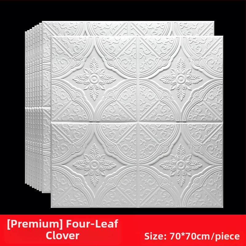 Самозалепващ 3D таванно-стенен стикер за дневна