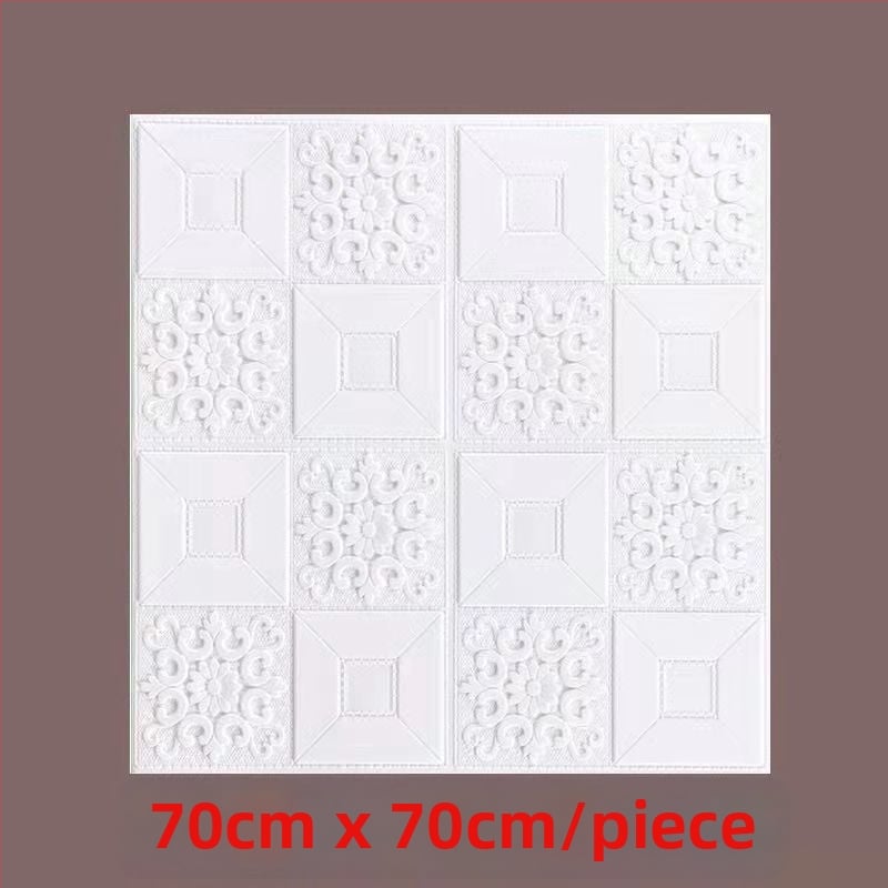 Самозалепващ 3D таванно-стенен стикер за дневна