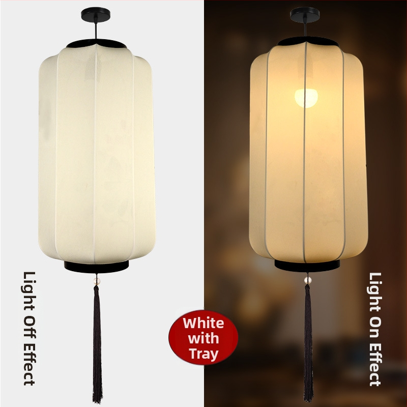 Elastinio audinio žibintas, rankų darbo, lauko naudojimui, kvadratinė forma, šviesėja