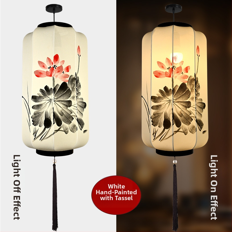 Elastinio audinio žibintas, rankų darbo, lauko naudojimui, kvadratinė forma, šviesėja