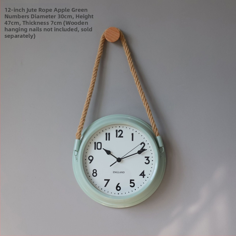 Ρολόι τοίχου σε σκανδιναβικό μινιμαλισμό, μεταλλικό περίβλημα και καντράν, κίνηση με μπαταρία quartz με sweep δεύτερο, στρογγυλός σχεδιασμός για καθιστικό