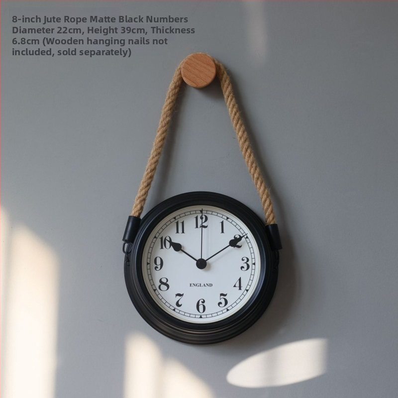 Ρολόι τοίχου σε σκανδιναβικό μινιμαλισμό, μεταλλικό περίβλημα και καντράν, κίνηση με μπαταρία quartz με sweep δεύτερο, στρογγυλός σχεδιασμός για καθιστικό