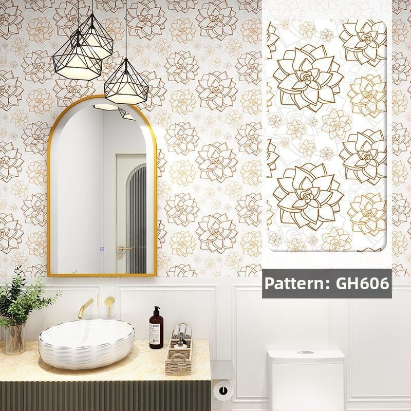 Sieninis lipdukas – geometrinis raštas, atsparus vandeniui, lipnus, svetainei, šiuolaikinis minimalistinis stilius