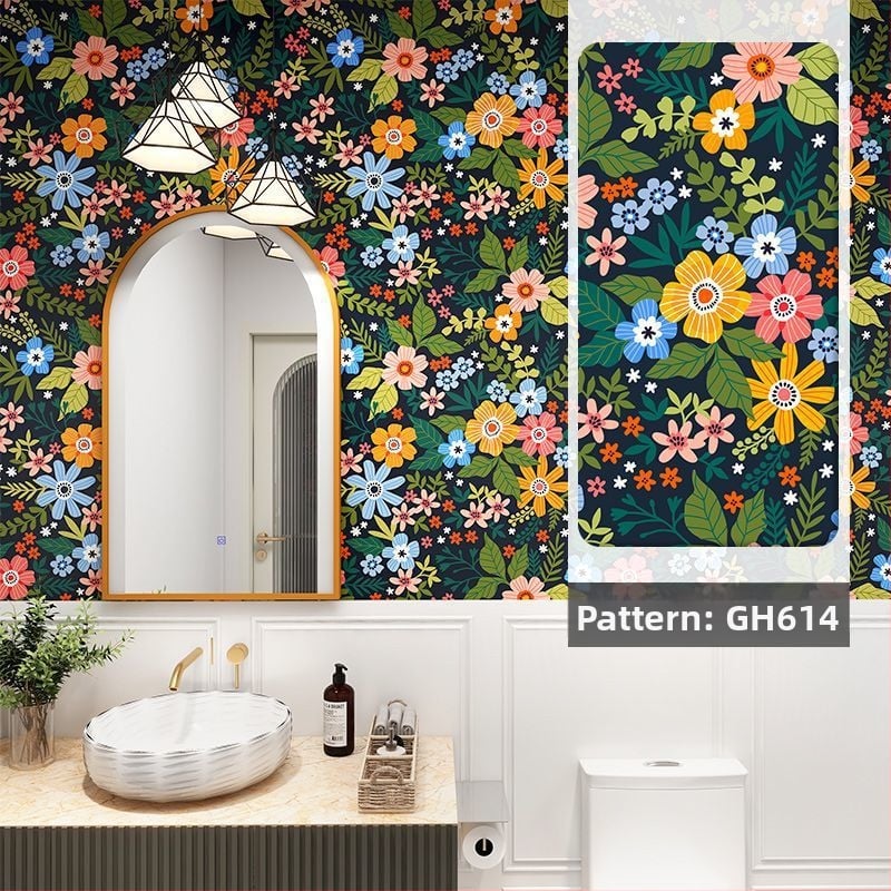 Sieninis lipdukas – geometrinis raštas, atsparus vandeniui, lipnus, svetainei, šiuolaikinis minimalistinis stilius