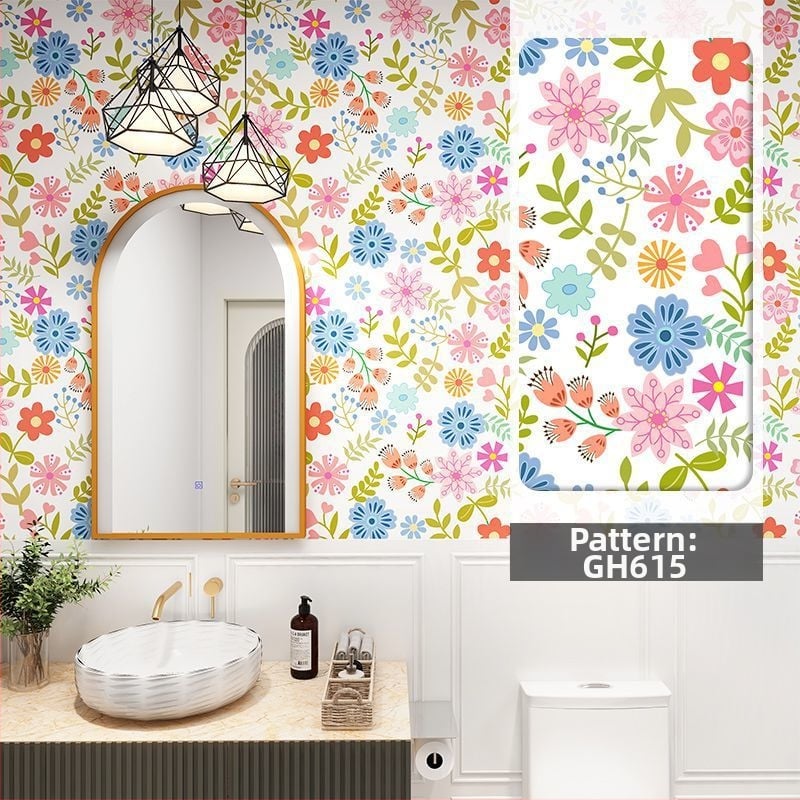 Sieninis lipdukas – geometrinis raštas, atsparus vandeniui, lipnus, svetainei, šiuolaikinis minimalistinis stilius