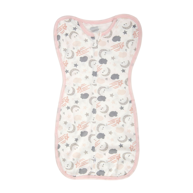 Miegmaišis kūdikiams, kokono stiliaus, naujagimiams 0–1 metų, poliesterio audinys ir pamušalas, poliesterio-pamudinio užpildo, tinkamas vasarai, pavasariui ir rudeniui