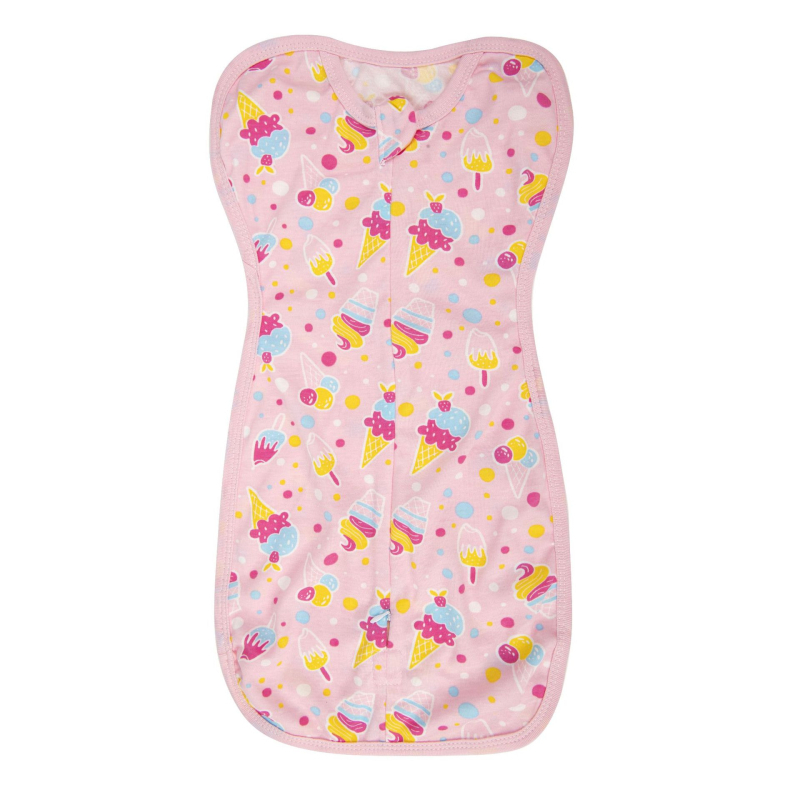 Miegmaišis kūdikiams, kokono stiliaus, naujagimiams 0–1 metų, poliesterio audinys ir pamušalas, poliesterio-pamudinio užpildo, tinkamas vasarai, pavasariui ir rudeniui