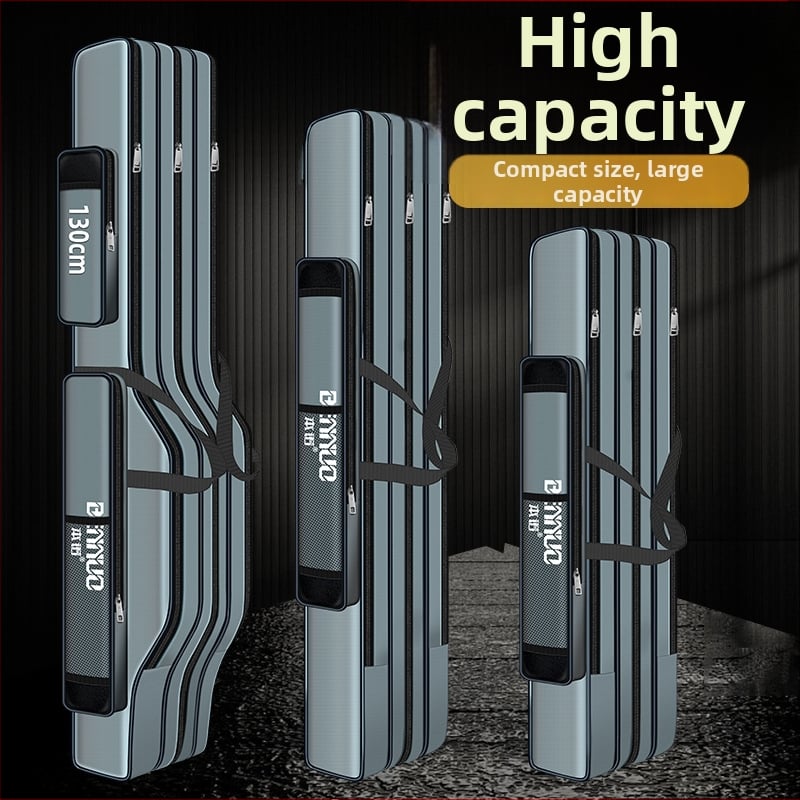 Риболовен багаж за принадлежности – голям капацитет, водоустойчив, многофункционална чанта за пръчки, стръв и макари, лека