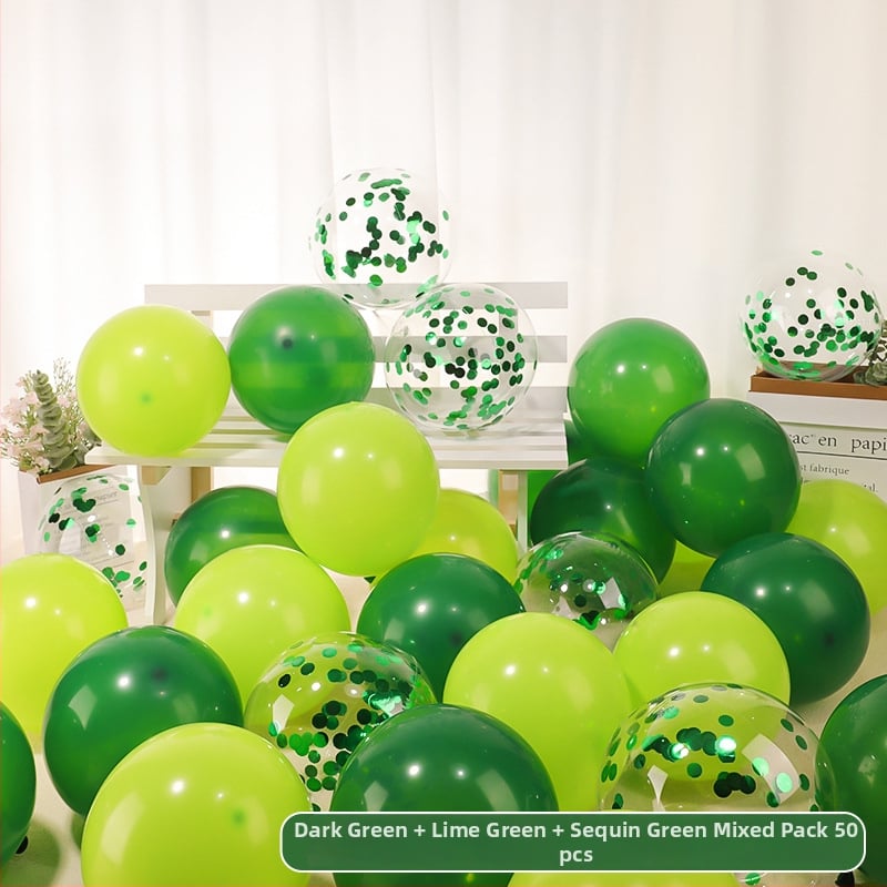 Aranjament baloane latex pentru absolvire – temă pădure, stil retro, baloane rotunde; fără logo; IP autorizare: Nu; Potrivit pentru aniversări și Ziua copiilor