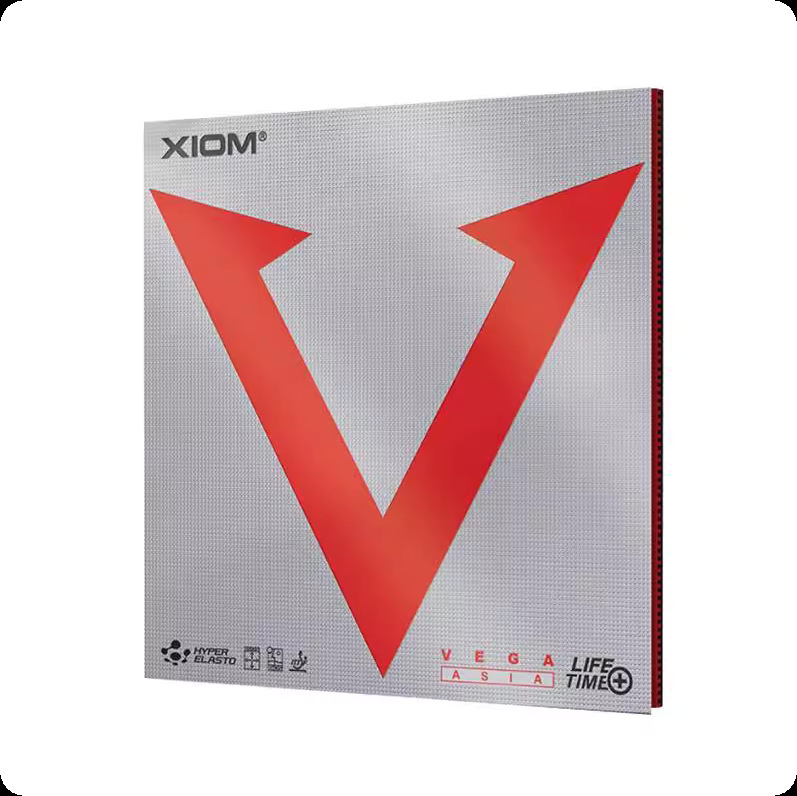 Xiom badminton raketė, vieno dalių konstrukcija, anti-lipimo guma, tinkama stalo tenisui ir badmintonui.