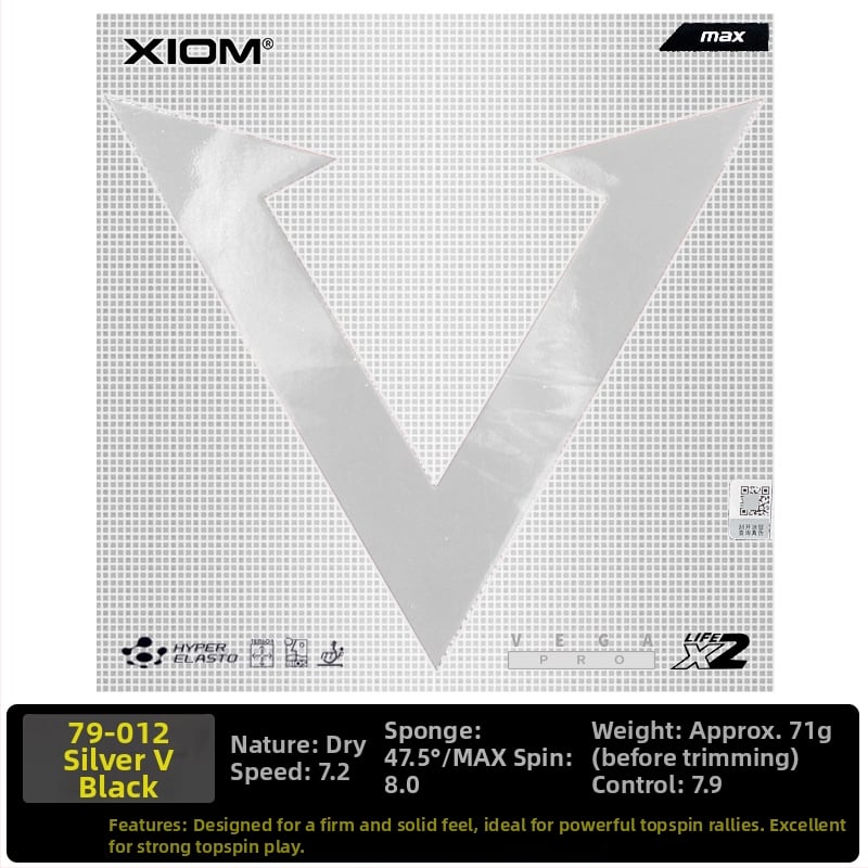 Xiom badminton raketė, vieno dalių konstrukcija, anti-lipimo guma, tinkama stalo tenisui ir badmintonui.