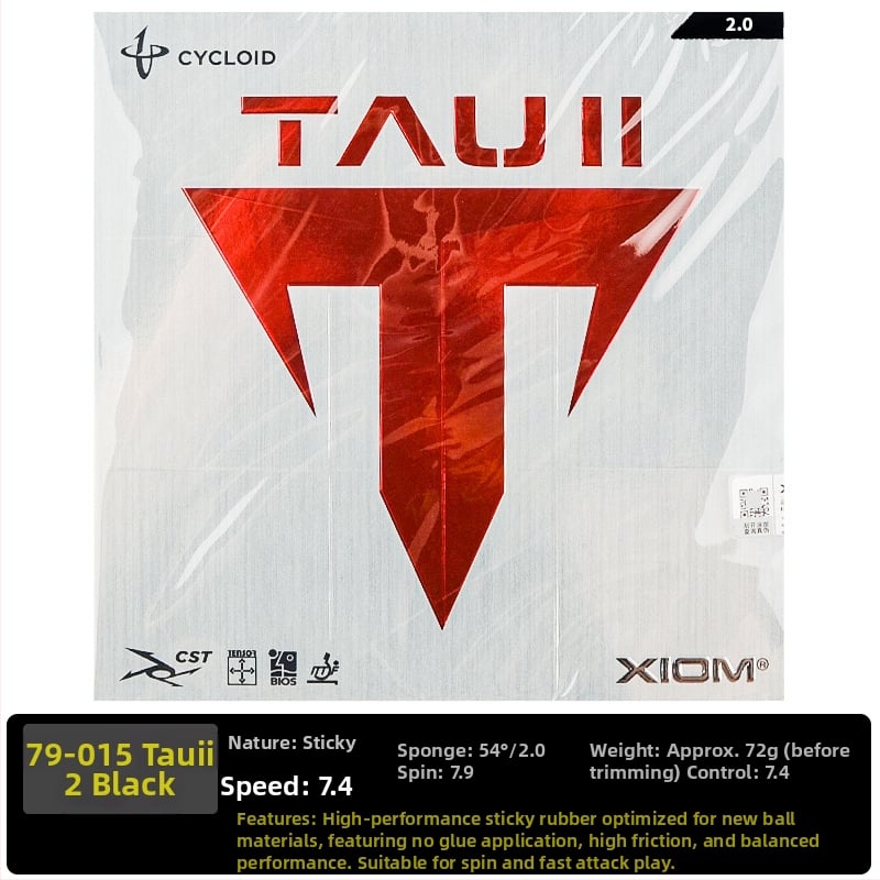 Xiom badminton raketė, vieno dalių konstrukcija, anti-lipimo guma, tinkama stalo tenisui ir badmintonui.