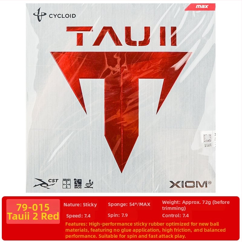 Xiom badminton raketė, vieno dalių konstrukcija, anti-lipimo guma, tinkama stalo tenisui ir badmintonui.