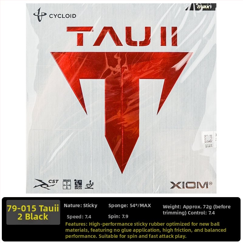 Xiom badminton raketė, vieno dalių konstrukcija, anti-lipimo guma, tinkama stalo tenisui ir badmintonui.