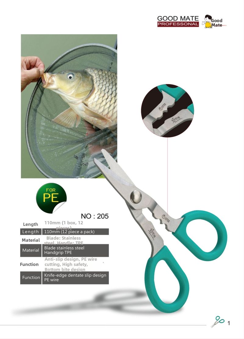 Good Partner Kalastusjoone lõikurid – roostevaba teras, mitmeotstarbelised