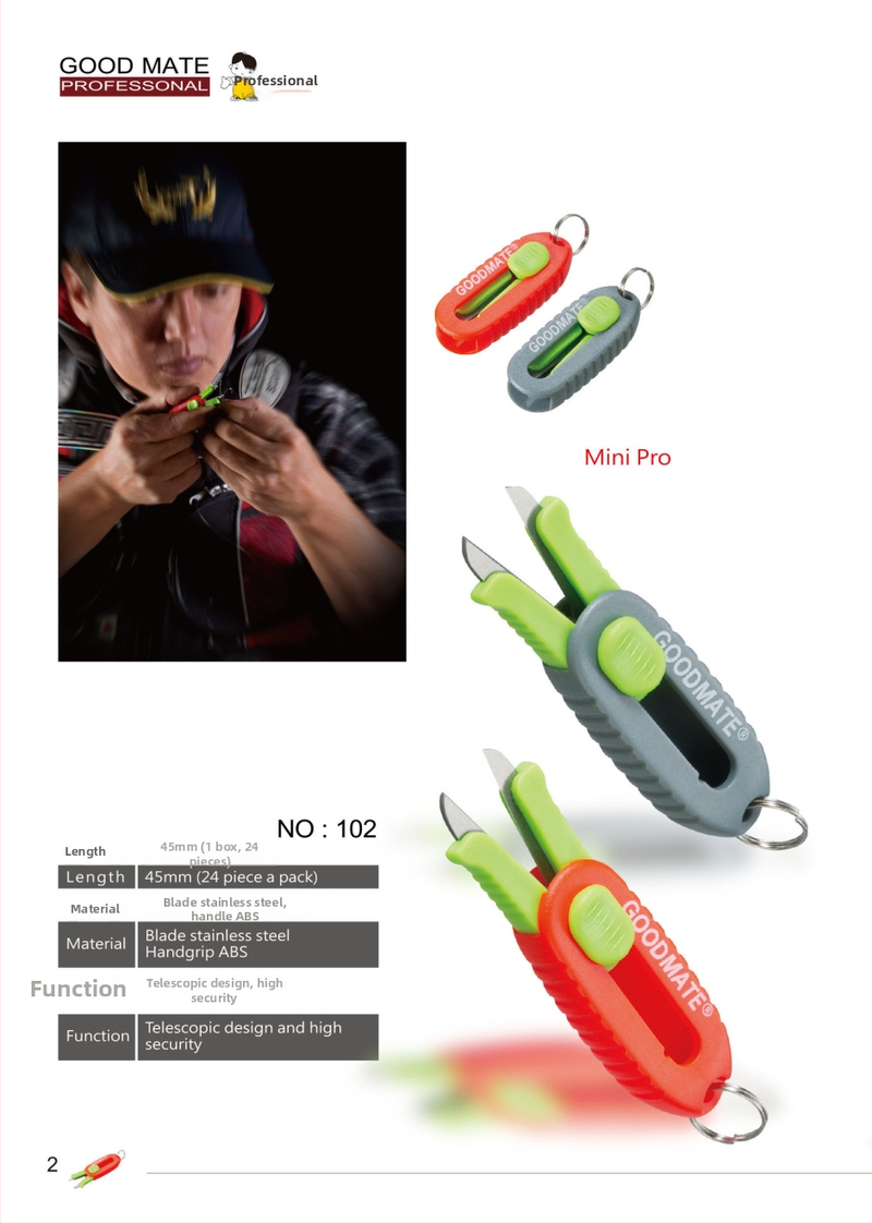 Good Partner Kalastusjoone lõikurid – roostevaba teras, mitmeotstarbelised