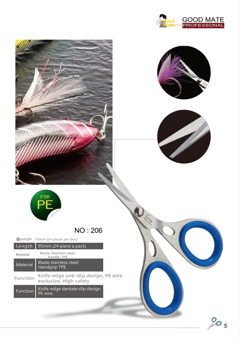 Good Partner Kalastusjoone lõikurid – roostevaba teras, mitmeotstarbelised