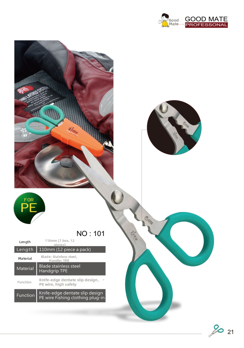 Good Partner Kalastusjoone lõikurid – roostevaba teras, mitmeotstarbelised