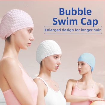 Silikona ūdensizturīga peldcepure un brilles komplekts, augsta elastība, piemērots gariem matiem, pieaugušajiem