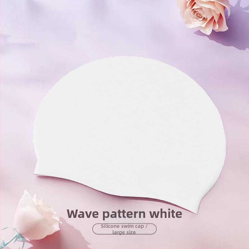 Silikona ūdensizturīga peldcepure un brilles komplekts, augsta elastība, piemērots gariem matiem, pieaugušajiem