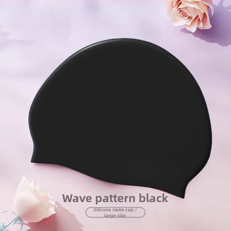 Silikona ūdensizturīga peldcepure un brilles komplekts, augsta elastība, piemērots gariem matiem, pieaugušajiem