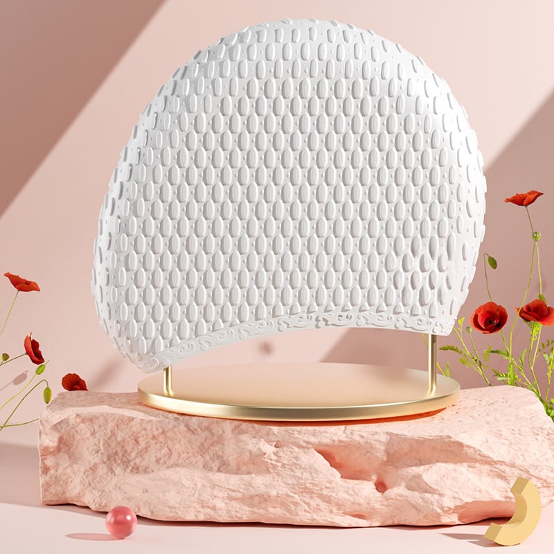 Silikona ūdensizturīga peldcepure un brilles komplekts, augsta elastība, piemērots gariem matiem, pieaugušajiem