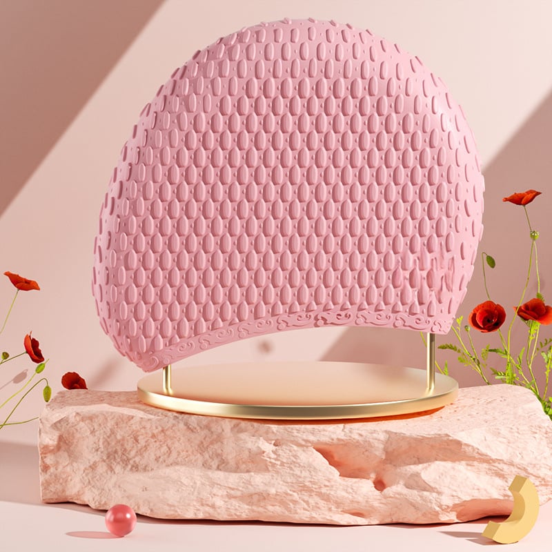 Silikona ūdensizturīga peldcepure un brilles komplekts, augsta elastība, piemērots gariem matiem, pieaugušajiem