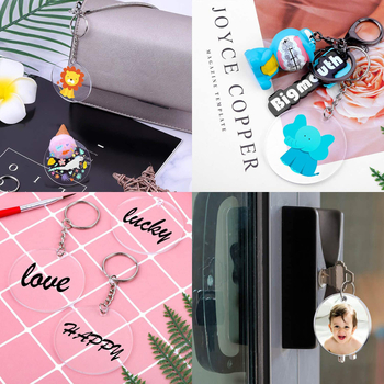 Võtmehoidja – akrüül tassel ripatsid DIY jaoks, kaasaegse kunsti stiil, 108 tk