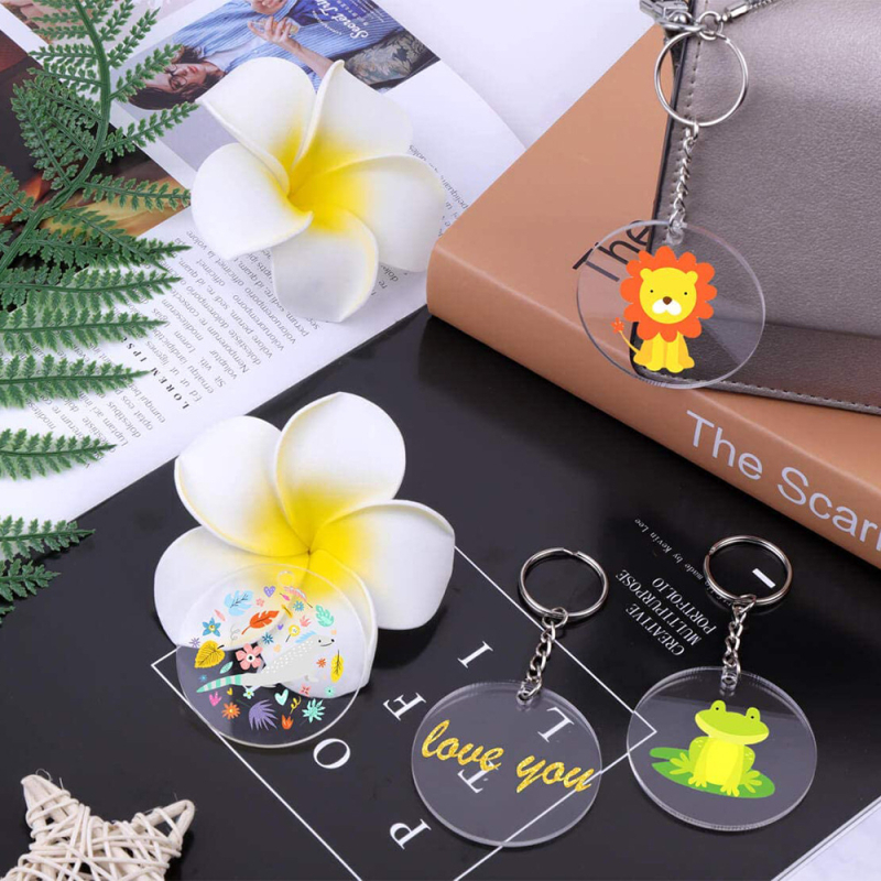 Võtmehoidja – akrüül tassel ripatsid DIY jaoks, kaasaegse kunsti stiil, 108 tk